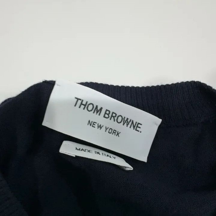 Thom Browne Thom Browne Classic Stripe Crew Neck Sweater Size US M / EU 48-50 / 2 - 5 Thumbnail