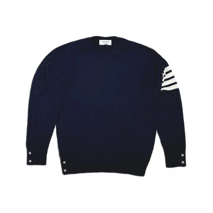 Thom Browne Thom Browne Classic Stripe Crew Neck Sweater Size US M / EU 48-50 / 2 - 2 Thumbnail