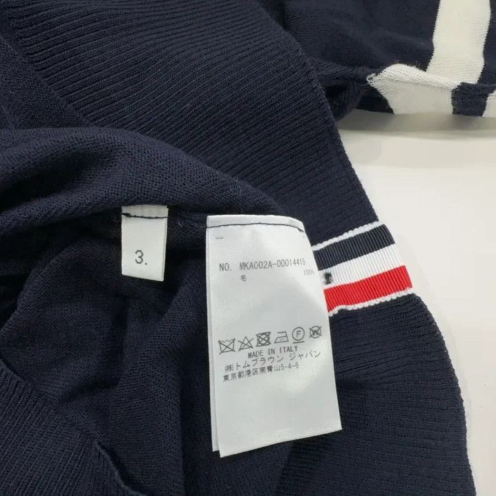 Thom Browne Thom Browne Classic Stripe Crew Neck Sweater Size US M / EU 48-50 / 2 - 4 Thumbnail