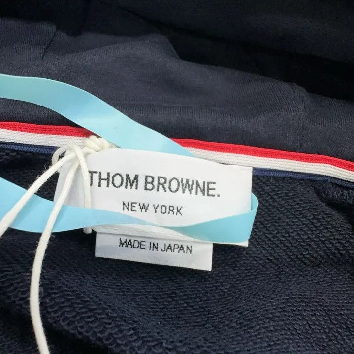 Thom Browne Thom Browne Classic Striped Zip Hoodie for Men Size US M / EU 48-50 / 2 - 8 Thumbnail