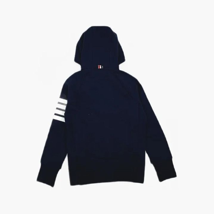 Thom Browne Thom Browne Classic Striped Zip Hoodie for Men Size US M / EU 48-50 / 2 - 3 Thumbnail