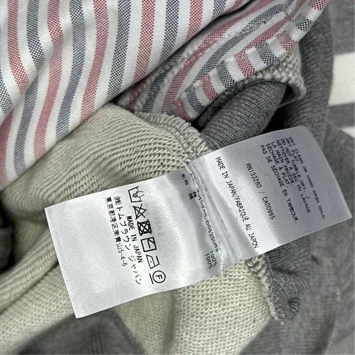 Thom Browne Thom Browne Gray IVY Boy Zip Hoodie Size US S / EU 44-46 / 1 - 4 Thumbnail