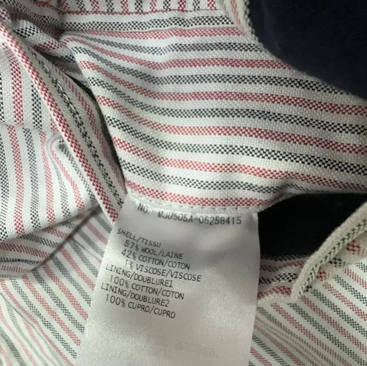 Thom Browne Thom Browne Long Sleeve Blazer with Striped Detail Size US M / EU 48-50 / 2 - 3 Thumbnail