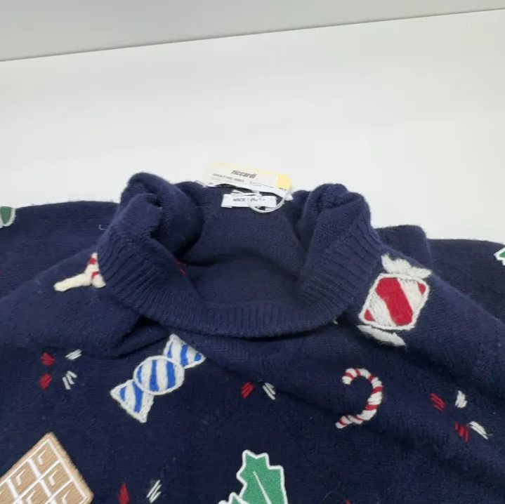 Thom Browne Thom Browne Colorful Knitted Sweater with Holiday Motifs Size US S / EU 44-46 / 1 - 6 Thumbnail