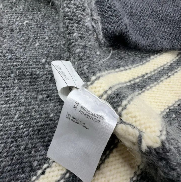 Thom Browne Thom Browne Casual Knitted Cardigan with Stripes Size US S / EU 44-46 / 1 - 6 Thumbnail