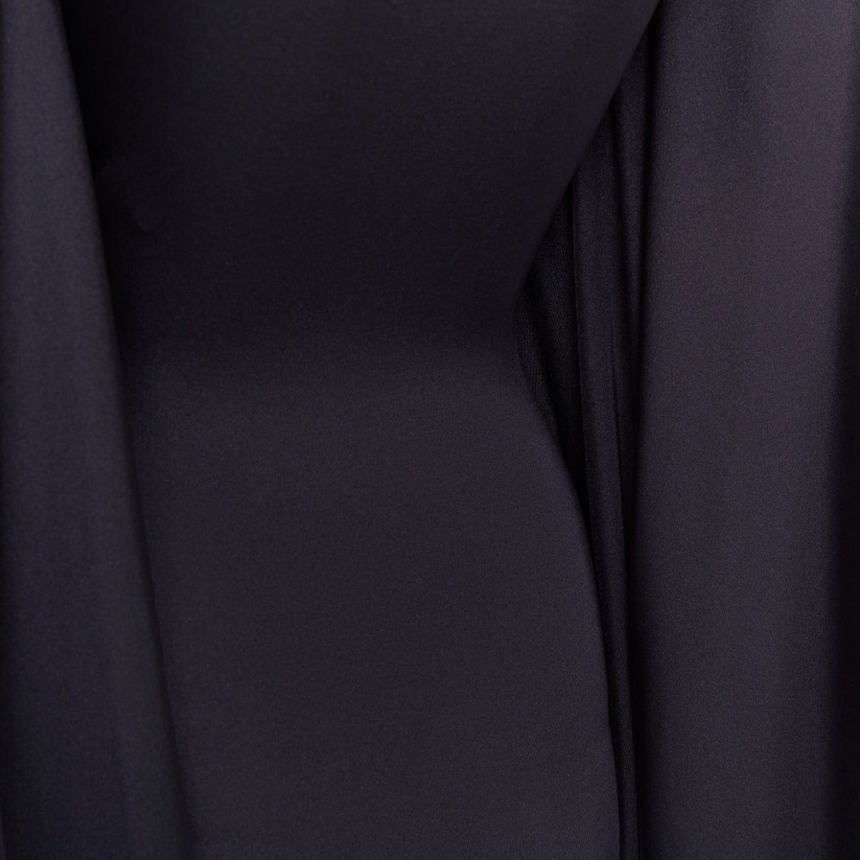 Balenciaga BALENCIAGA Demna 2019 black spandex caped vacuum sucked back bodycon dress FR34 XS Size XS / US 0-2 / IT 36-38 - 8 Thumbnail