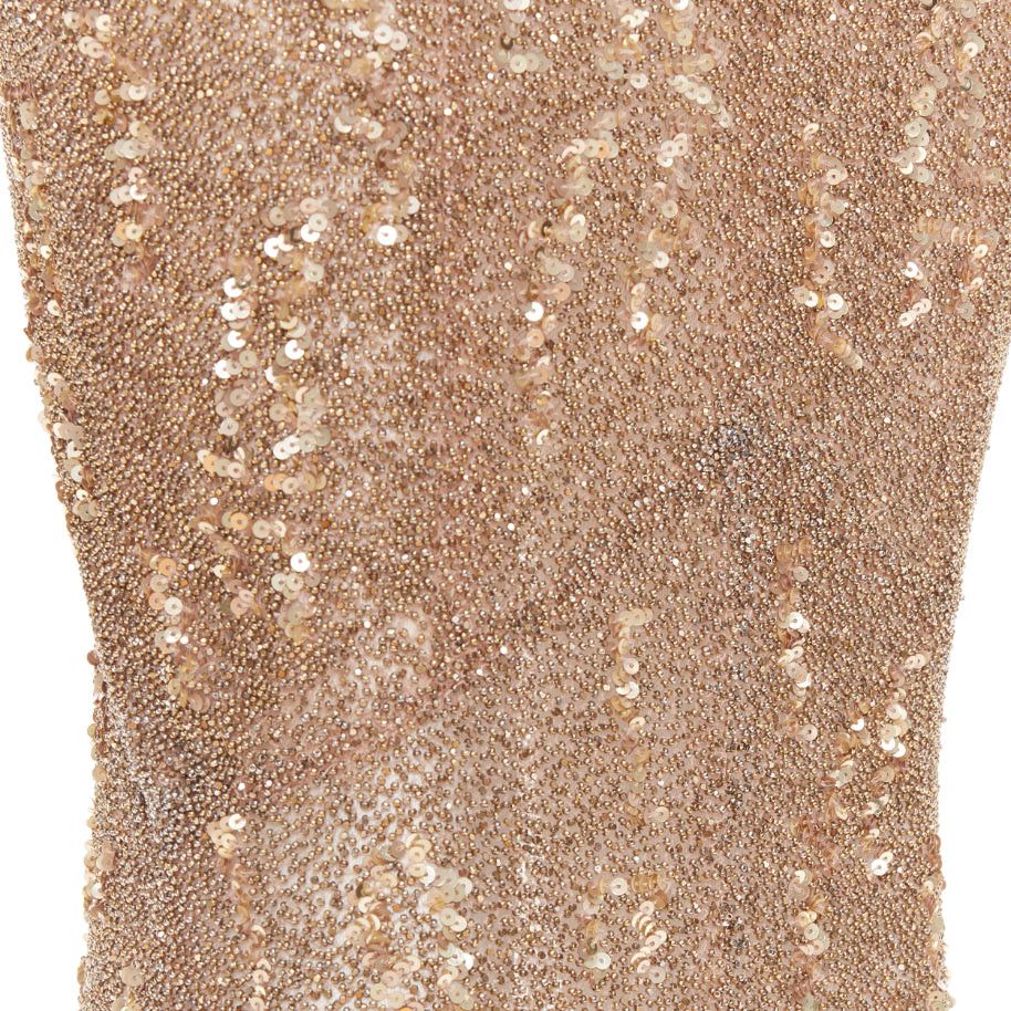 Alexandre Vauthier rare ALEXANDRE VAUTHIER COUTURE Prototype gold micro bead sequin embellished plunge neck evening gown Size S / US 4 / IT 40 - 8 Thumbnail