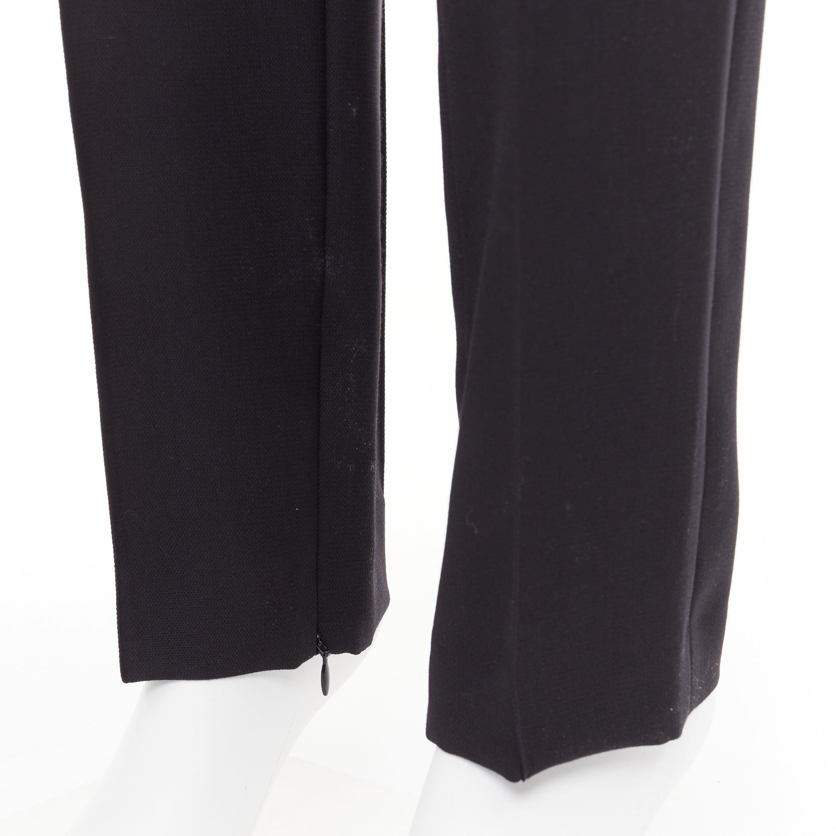 Alexandre Vauthier ALEXANDRE VAUTHIER black high waist pleated zip hem harem pants FR40 L Size 30" / US 8 / IT 44 - 2 Thumbnail