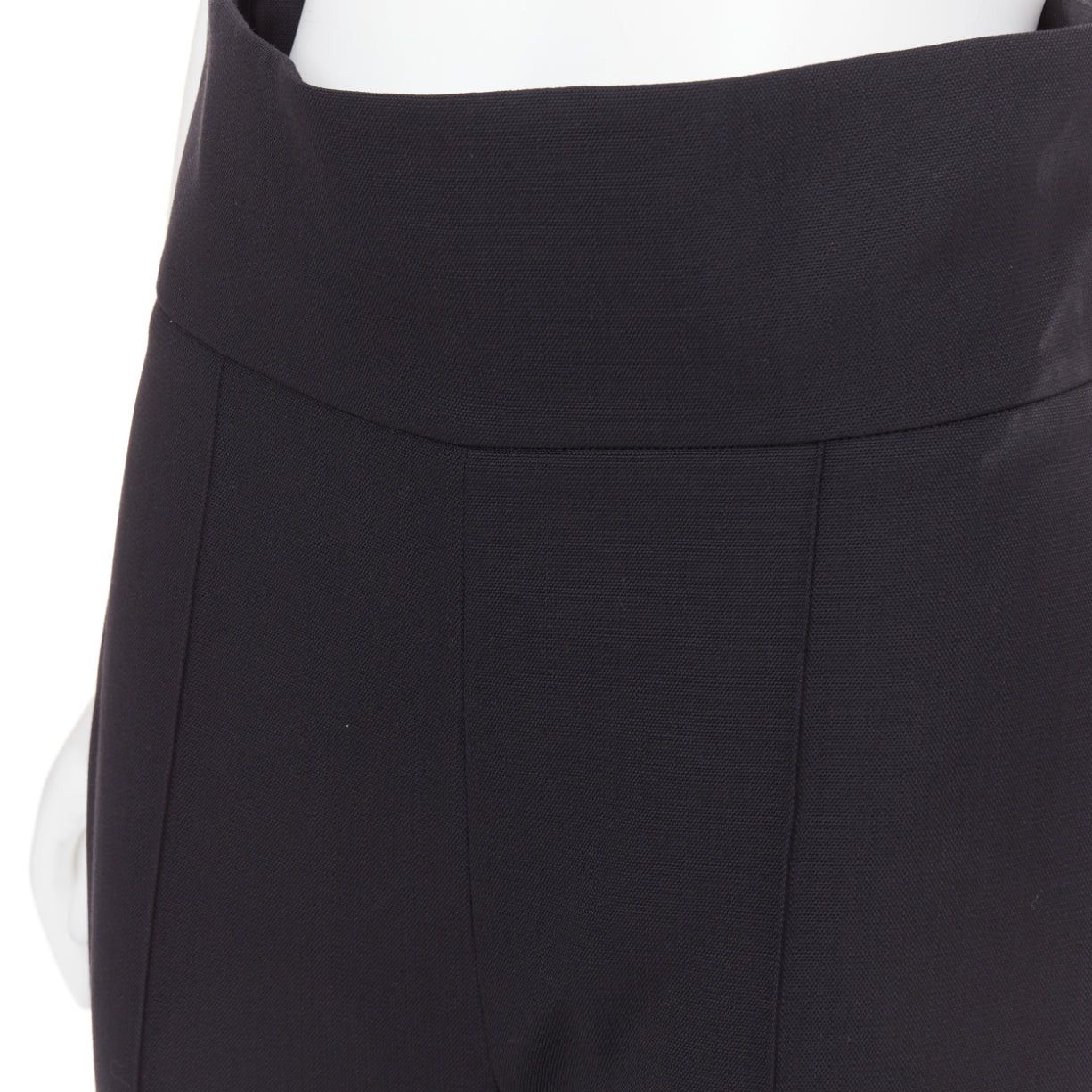 Alexandre Vauthier ALEXANDRE VAUTHIER black high waist pleated zip hem harem pants FR40 L Size 30" / US 8 / IT 44 - 8 Thumbnail