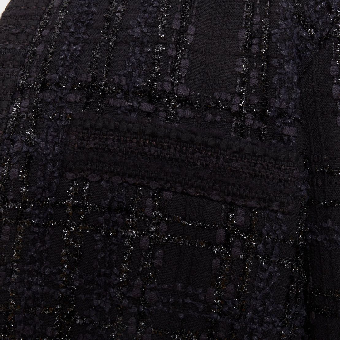 Alexandre Vauthier ALEXANDRE VAUTHIER COUTURE AW2019 Runway black metallic tweed collarless cropped jacket Size S / US 4 / IT 40 - 7 Thumbnail