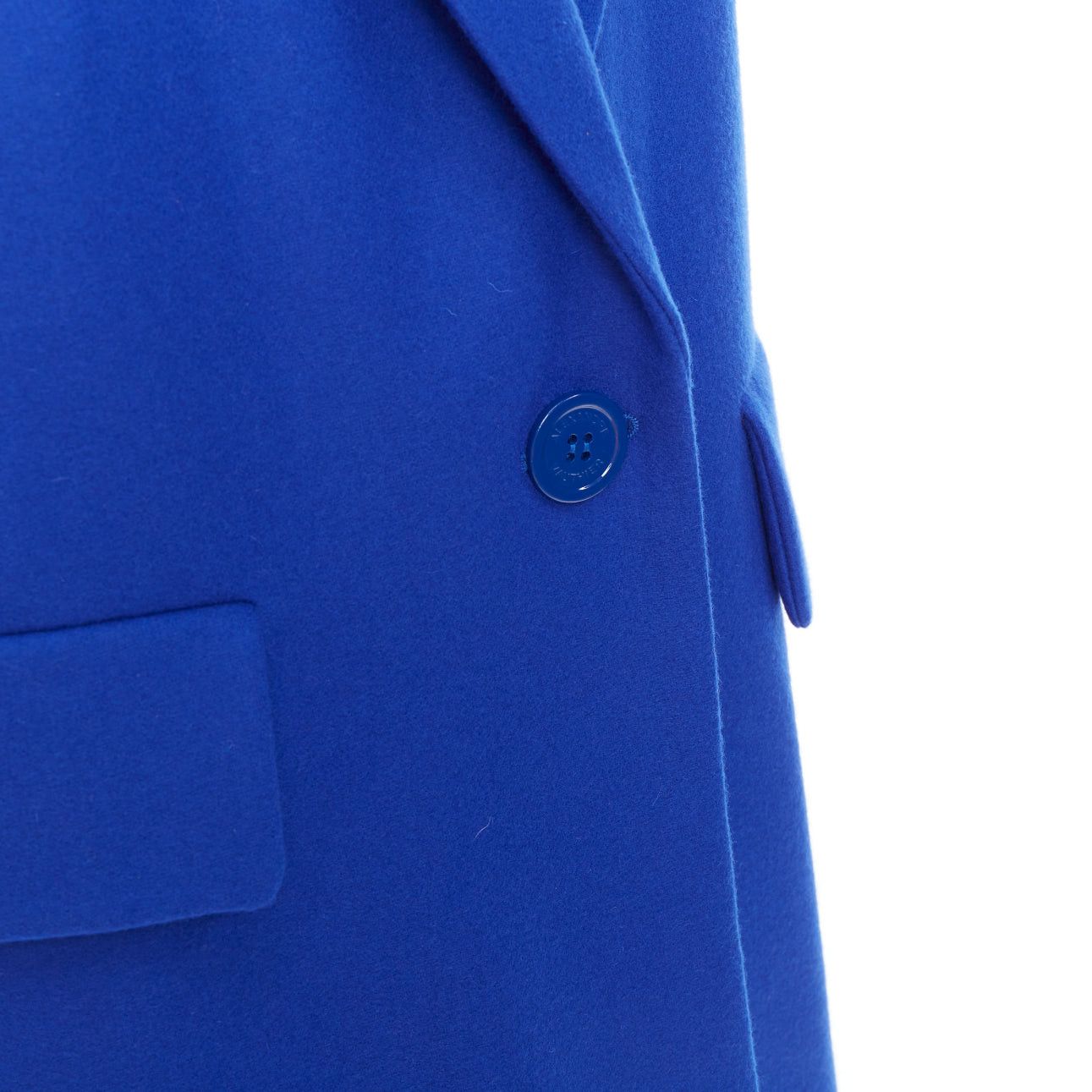 ALEXANDRE VAUTHIER COUTURE AW2022 Runway electric blue short sleeve oversized blazer