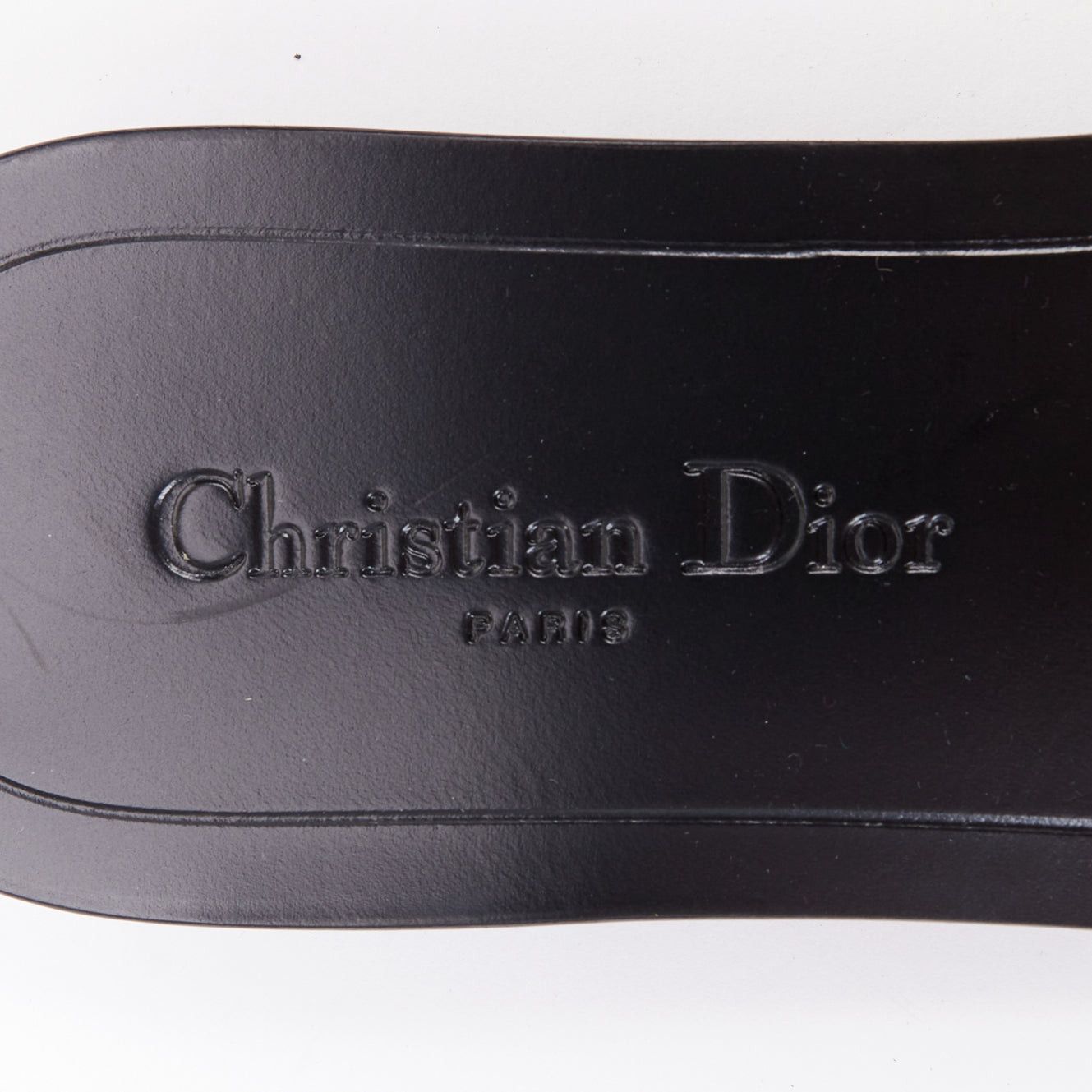 Dior DIOR Diorevolution multicolor crystal pave logo sandals slides EU40 Size US 10 / IT 40 - 9 Thumbnail