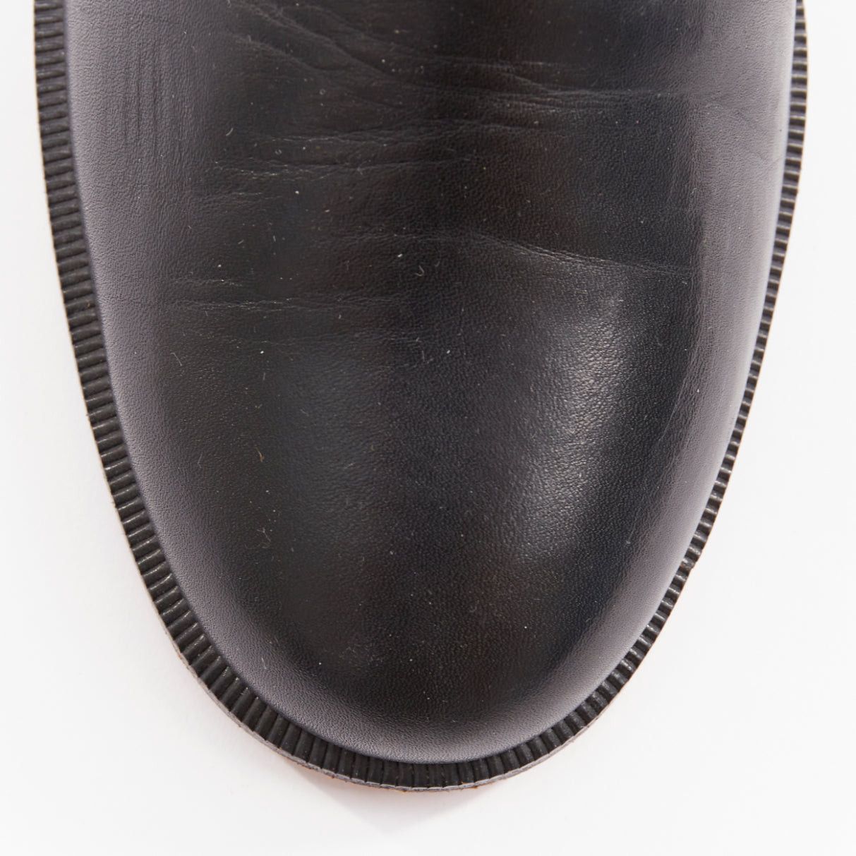 Christian Louboutin CHRISTIAN LOUBOUTIN Bicloubutu black silver studded moto biker wedged boots EU35 Size US 5 / IT 35 - 6 Thumbnail