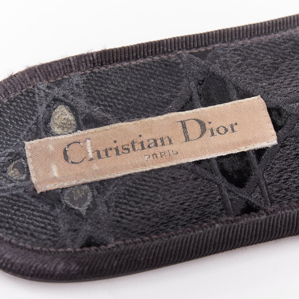 Dior DIOR Chez Moi black velvet cannage quilted velvet flat slides EU35 Size US 5 / IT 35 - 9 Thumbnail