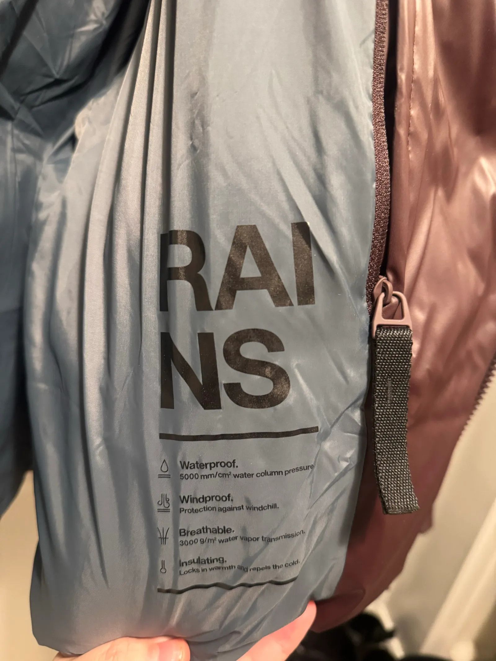 Rains Rains Alta Vision Short Puffer Jacket Down Jacket Size L / US 10 / IT 46 - 3 Thumbnail