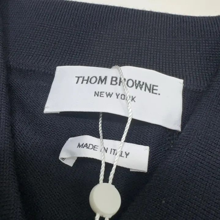 Thom Browne Thom Browne Navy Bee Embroidered Short Sleeve Polo Size US S / EU 44-46 / 1 - 4 Thumbnail