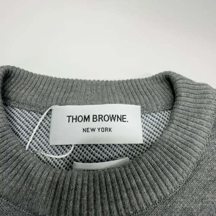 Thom Browne Thom Browne Gray Surf Graphic Knit Sweater Size US M / EU 48-50 / 2 - 6 Thumbnail