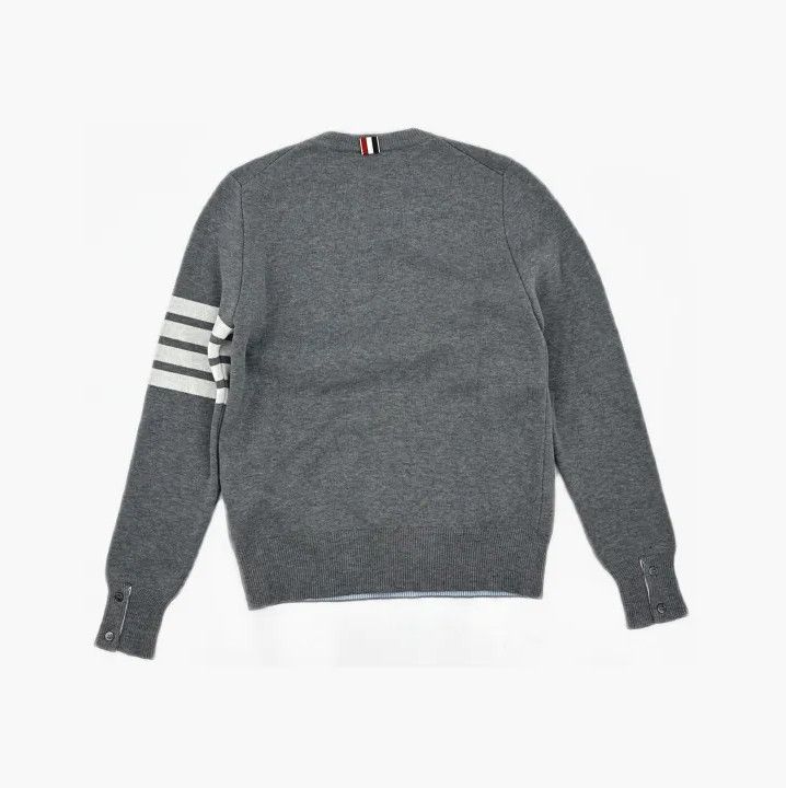 Thom Browne Thom Browne Gray Surf Graphic Knit Sweater Size US M / EU 48-50 / 2 - 3 Thumbnail