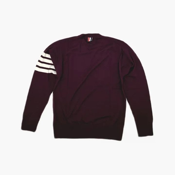 Thom Browne Thom Browne Red Long Sleeve Sweater for Men Size US S / EU 44-46 / 1 - 3 Thumbnail