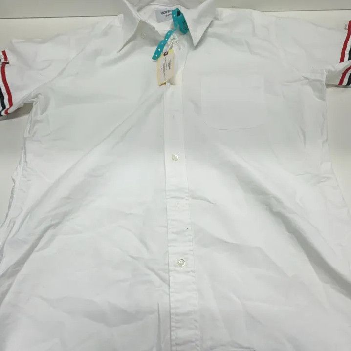 Thom Browne Thom Browne Classic Striped Long Sleeve Shirt Size US M / EU 48-50 / 2 - 11 Thumbnail