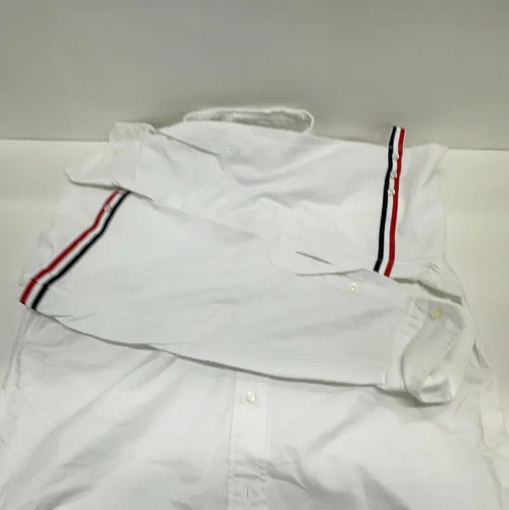 Thom Browne Thom Browne Classic Striped Long Sleeve Shirt Size US M / EU 48-50 / 2 - 12 Thumbnail