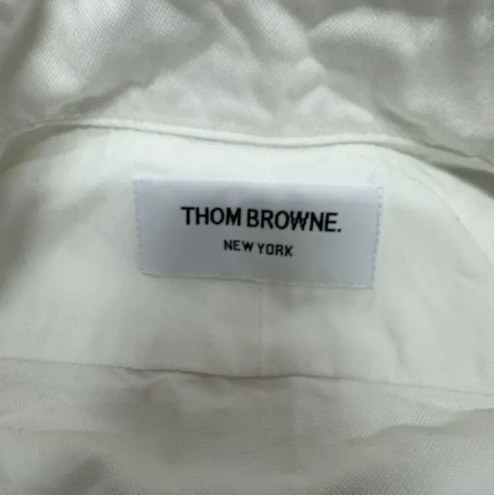 Thom Browne Thom Browne Classic Striped Long Sleeve Shirt Size US M / EU 48-50 / 2 - 5 Thumbnail