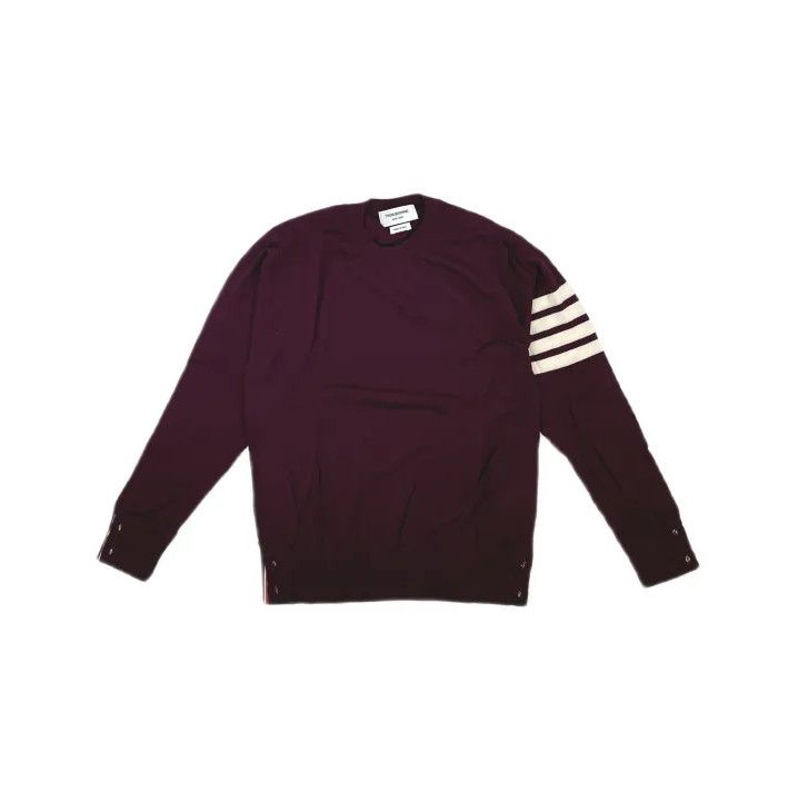 Thom Browne Thom Browne Red Long Sleeve Sweater for Men Size US S / EU 44-46 / 1 - 2 Thumbnail