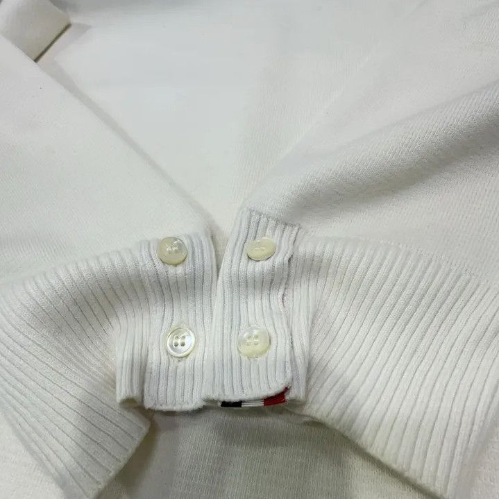 Thom Browne Thom Browne Classic Stripe White Knit Sweater Size US M / EU 48-50 / 2 - 4 Thumbnail