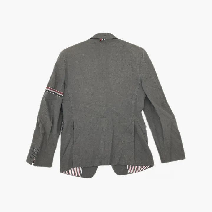 Thom Browne Thom Browne Classic Grey Striped Blazer Size US S / EU 44-46 / 1 - 3 Thumbnail