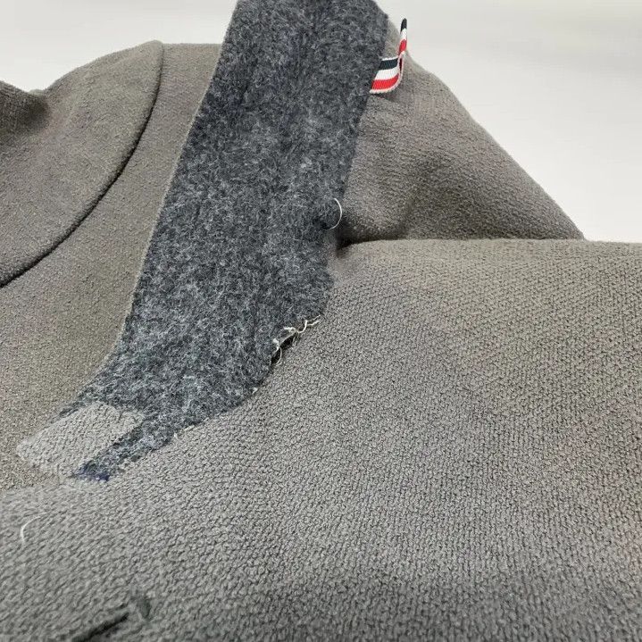 Thom Browne Thom Browne Classic Grey Striped Blazer Size US S / EU 44-46 / 1 - 17 Thumbnail