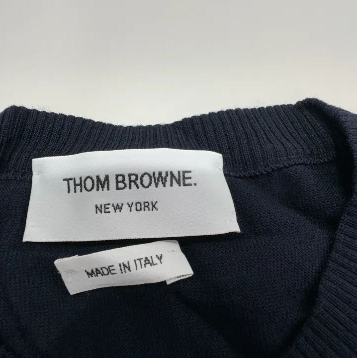Thom Browne Thom Browne Classic Striped Autumn Winter Sweater Size US L / EU 52-54 / 3 - 4 Thumbnail