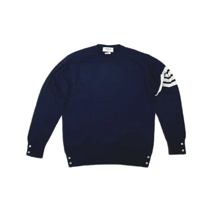 Thom Browne Thom Browne Classic Striped Autumn Winter Sweater Size US L / EU 52-54 / 3 - 2 Thumbnail