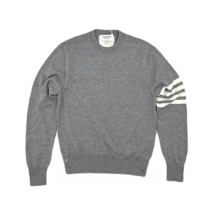 Thom Browne Thom Browne Grey Lobster Pattern Sweater Size US M / EU 48-50 / 2 - 2 Thumbnail