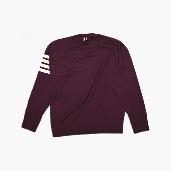 Thom Browne Thom Browne Red Long Sleeve Sweater for Men Size US M / EU 48-50 / 2 - 3 Thumbnail
