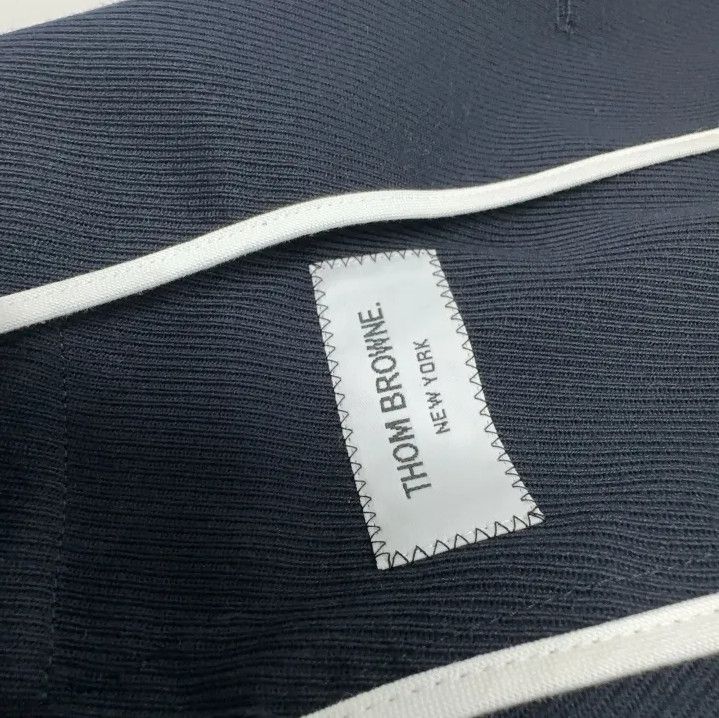 Thom Browne Thom Browne Classic Navy Blazer for Men Size US M / EU 48-50 / 2 - 6 Thumbnail
