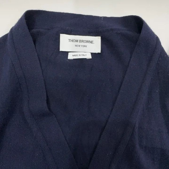 Thom Browne Thom Browne Classic Navy Blue Cardigan Size US S / EU 44-46 / 1 - 7 Thumbnail