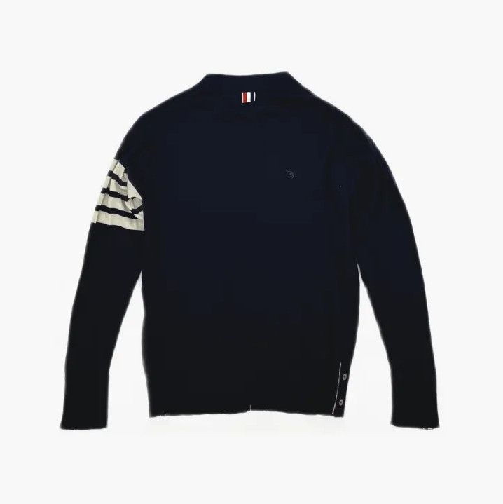 Thom Browne Thom Browne Classic Navy Blue Cardigan Size US S / EU 44-46 / 1 - 3 Thumbnail