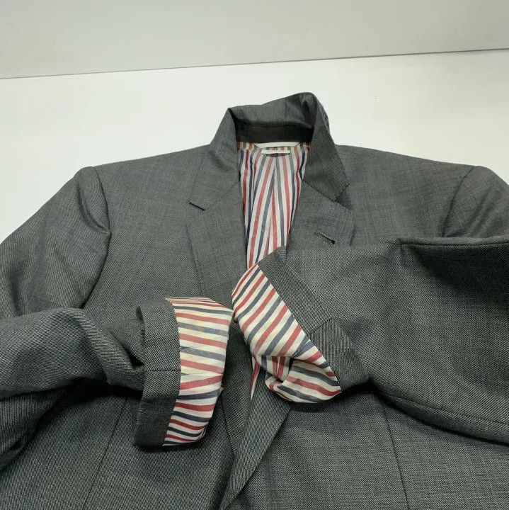 Thom Browne Thom Browne Casual Gray Suit Jacket Size US S / EU 44-46 / 1 - 9 Thumbnail