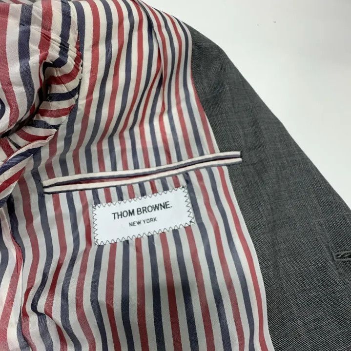 Thom Browne Thom Browne Casual Gray Suit Jacket Size US S / EU 44-46 / 1 - 6 Thumbnail