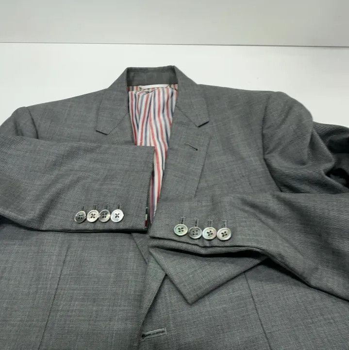 Thom Browne Thom Browne Casual Gray Suit Jacket Size US S / EU 44-46 / 1 - 10 Thumbnail
