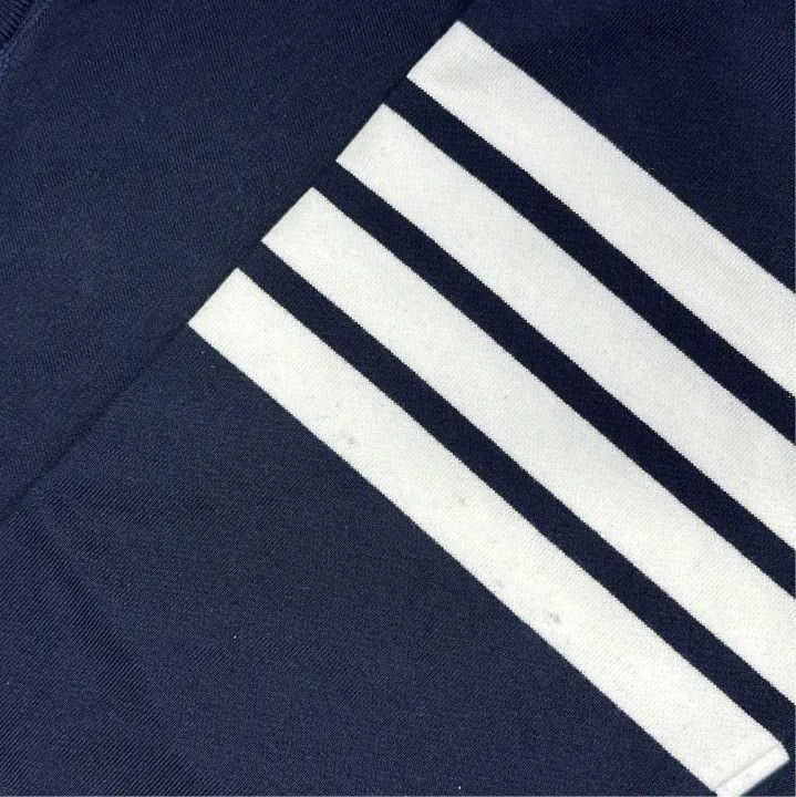 Thom Browne Thom Browne Classic Navy Crewneck Sweatshirt Size US M / EU 48-50 / 2 - 6 Thumbnail