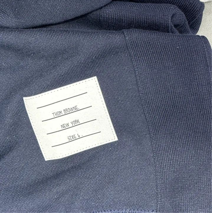 Thom Browne Thom Browne Classic Navy Crewneck Sweatshirt Size US M / EU 48-50 / 2 - 4 Thumbnail