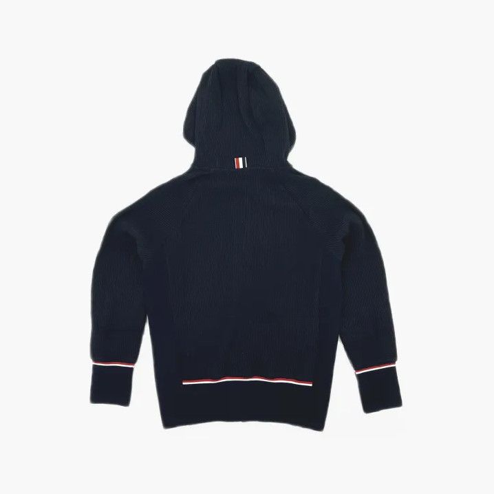 Thom Browne Thom Browne Blue Zip-Up Hooded Jacket Size US M / EU 48-50 / 2 - 3 Thumbnail