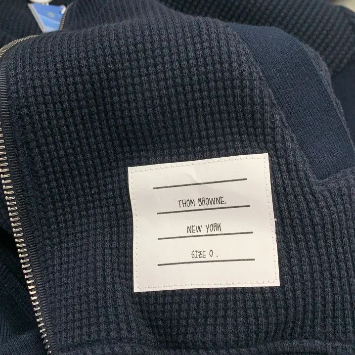 Thom Browne Thom Browne Blue Zip-Up Hooded Jacket Size US M / EU 48-50 / 2 - 5 Thumbnail