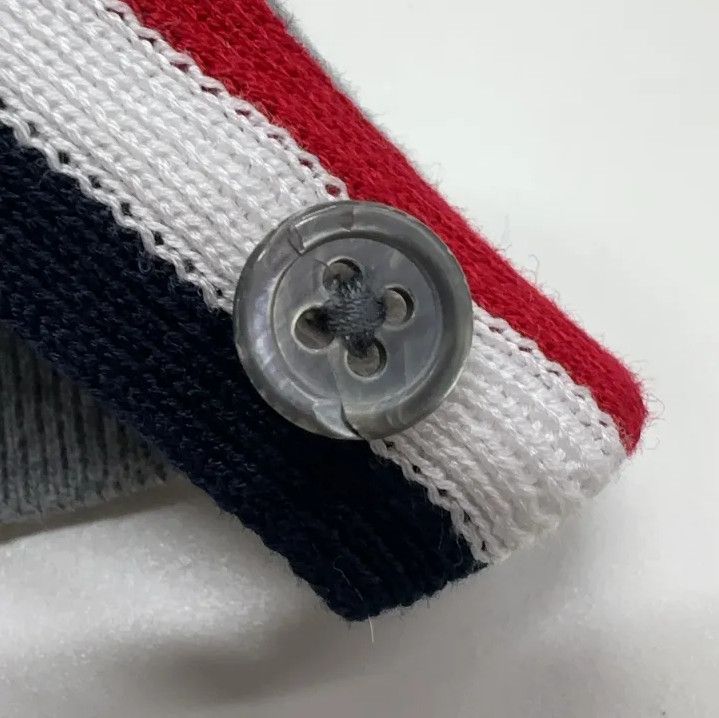 Thom Browne Thom Browne Classic Grey Striped Long Sleeve Sweatshirt Size US S / EU 44-46 / 1 - 5 Thumbnail