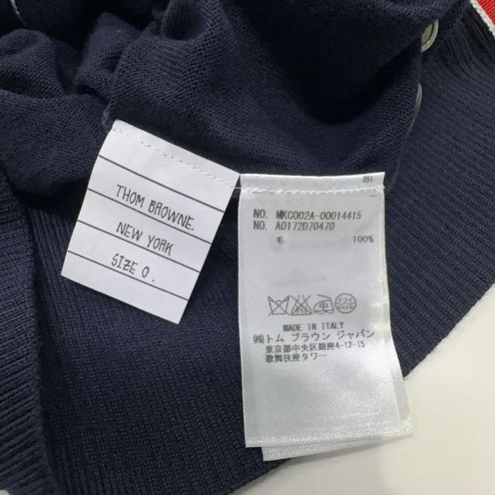 Thom Browne Thom Browne Classic V-Neck Cardigan in Blue Size US M / EU 48-50 / 2 - 5 Thumbnail
