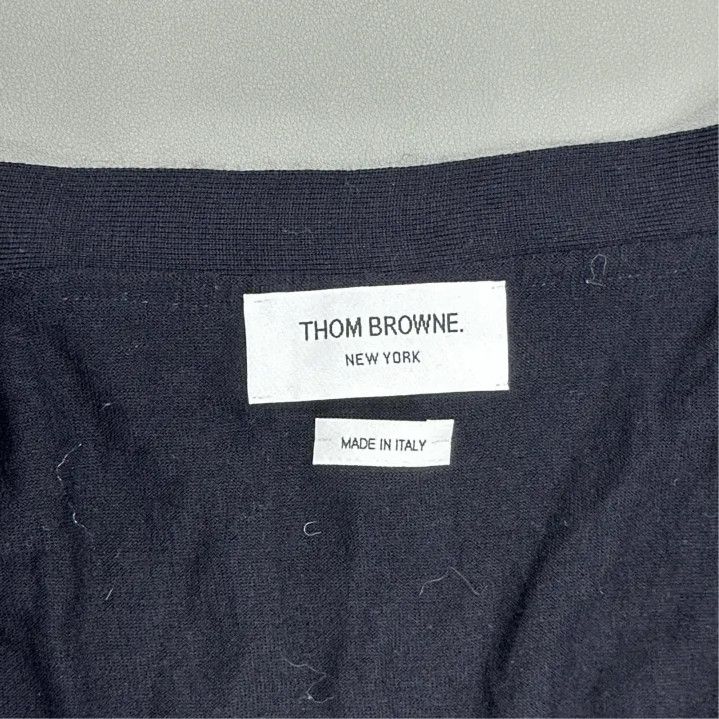 Thom Browne Thom Browne Classic Striped Merino Wool Cardigan Size US M / EU 48-50 / 2 - 2 Thumbnail