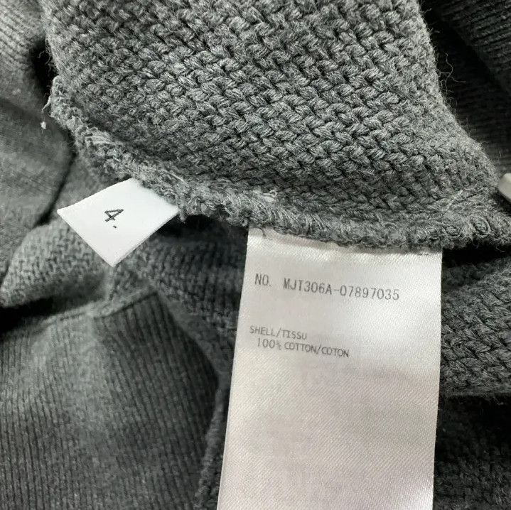 Thom Browne Thom Browne Gray Striped V-Neck Cardigan Size US S / EU 44-46 / 1 - 4 Thumbnail
