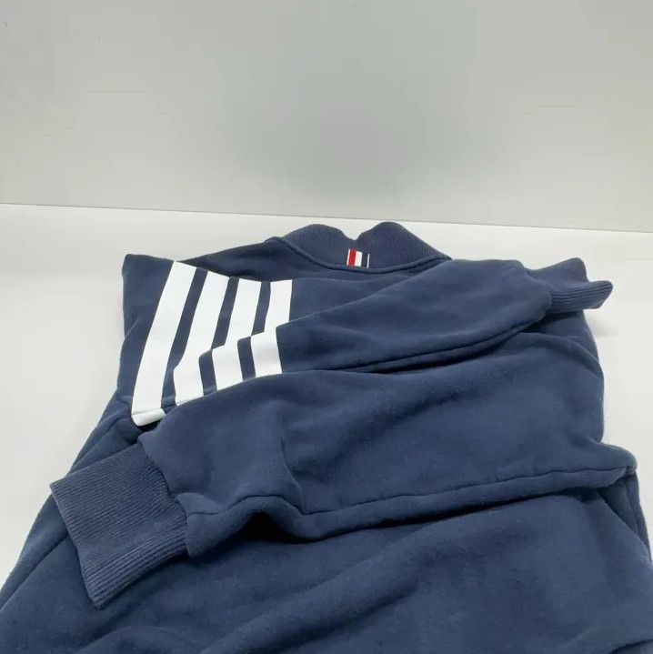 Thom Browne Thom Browne Classic Stripe Zip Jacket Size US M / EU 48-50 / 2 - 13 Thumbnail