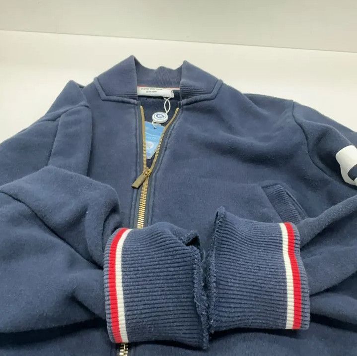 Thom Browne Thom Browne Classic Stripe Zip Jacket Size US M / EU 48-50 / 2 - 12 Thumbnail